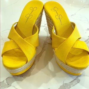 Jessica Simpson wedges